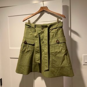 Green Nanette Lepore mini skirt